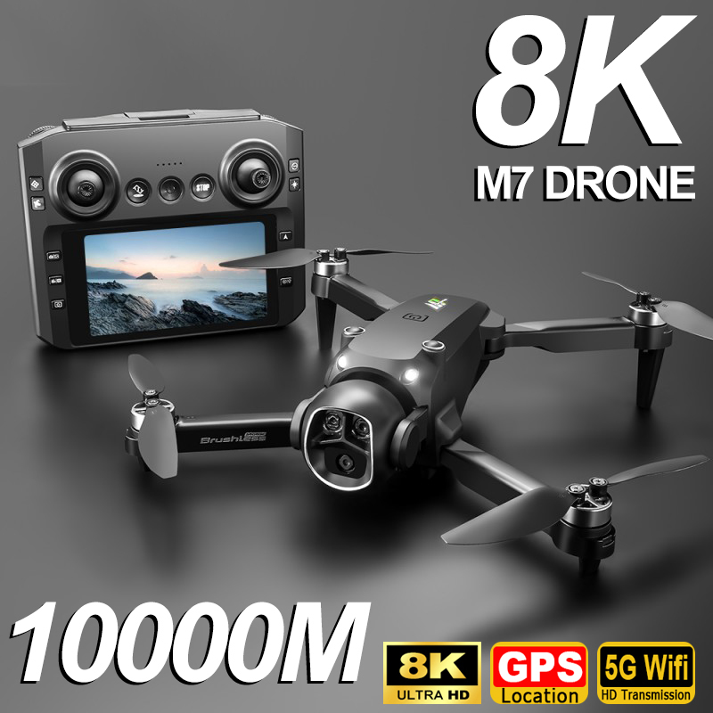 M7 GPS Drone 8K  Aerial HD Dua - Drone Controller Screen review and price