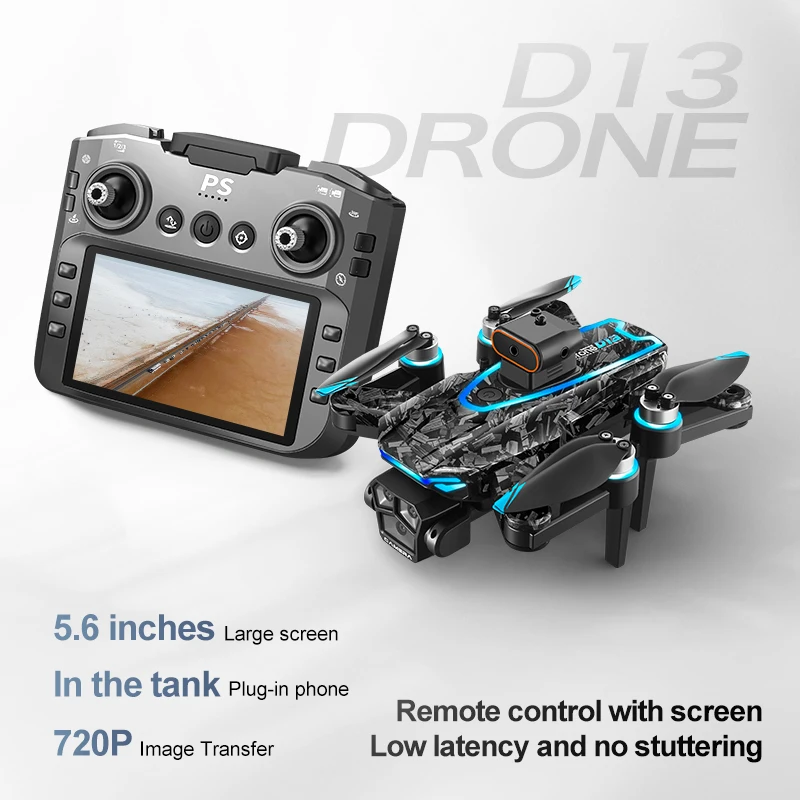 Lenovo D13 GPS Drone 8K Triple - Drone Controller Screen review and price